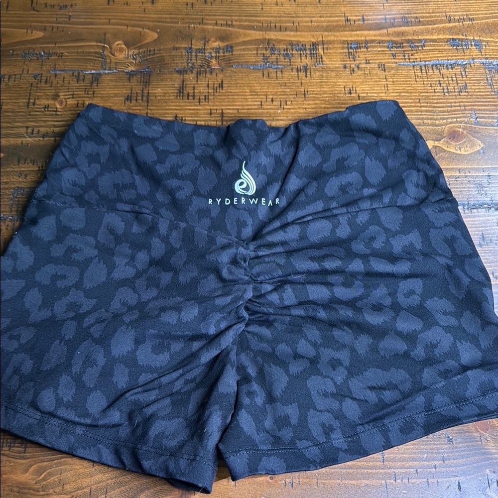 Ryderwear Black Athletic Shorts Lightweight Performance
